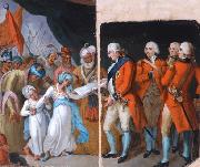Mather brown lord cornwallis receiving the sons of ipu as hostages